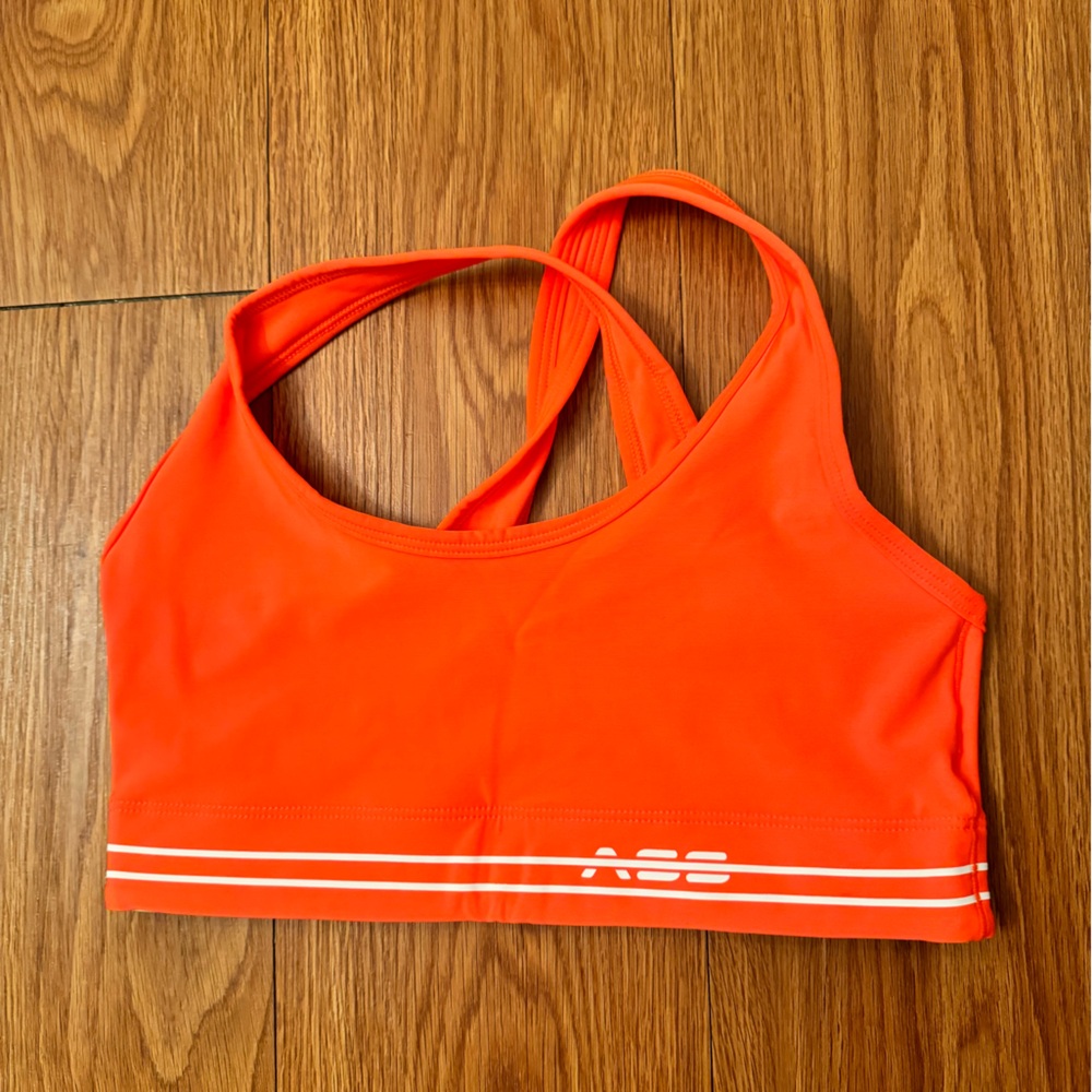 Adam Selman Sport Orange Sports Bra